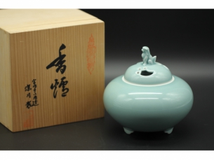 【第122期】 日本“深川製”青瓷香炉