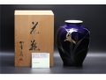 【第123期】香兰社蓝底描金兰花纹花瓶