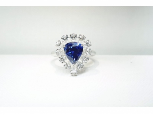 斯里兰卡 皇家蓝蓝宝石戒指